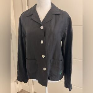 ARITZIA Le Fou by Wilfred Linen Mix Buttoned light Shirt Jacket.